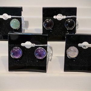 COPY - Your Choice-Gemstone Clip-On Earrings